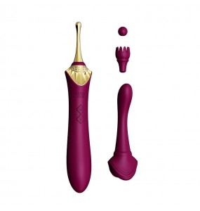 ZALO - BESS Clitoris Stimulator Massager (Chargeable - Velvet Purple)